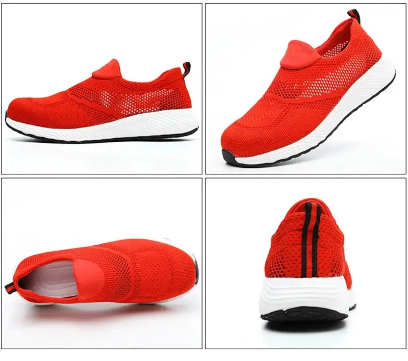 Steel Toe Safety Sneakers – Lightweight & Breathable-summer