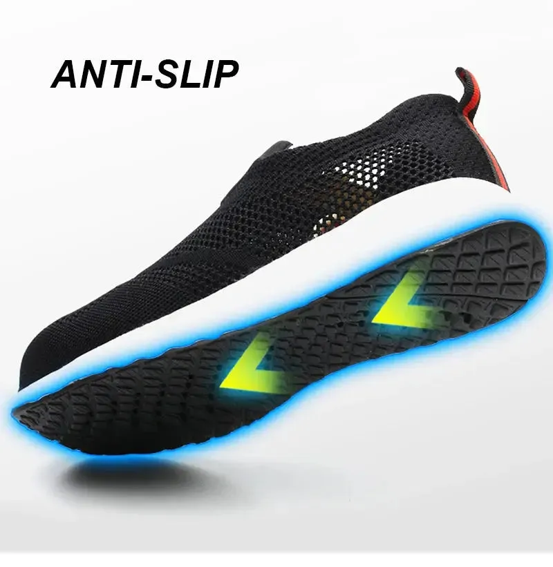 Steel Toe Safety Sneakers – Lightweight & Breathable-summer