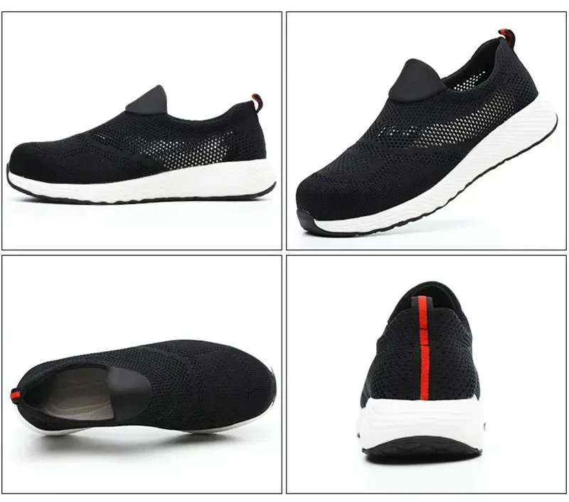 Steel Toe Safety Sneakers – Lightweight & Breathable-summer