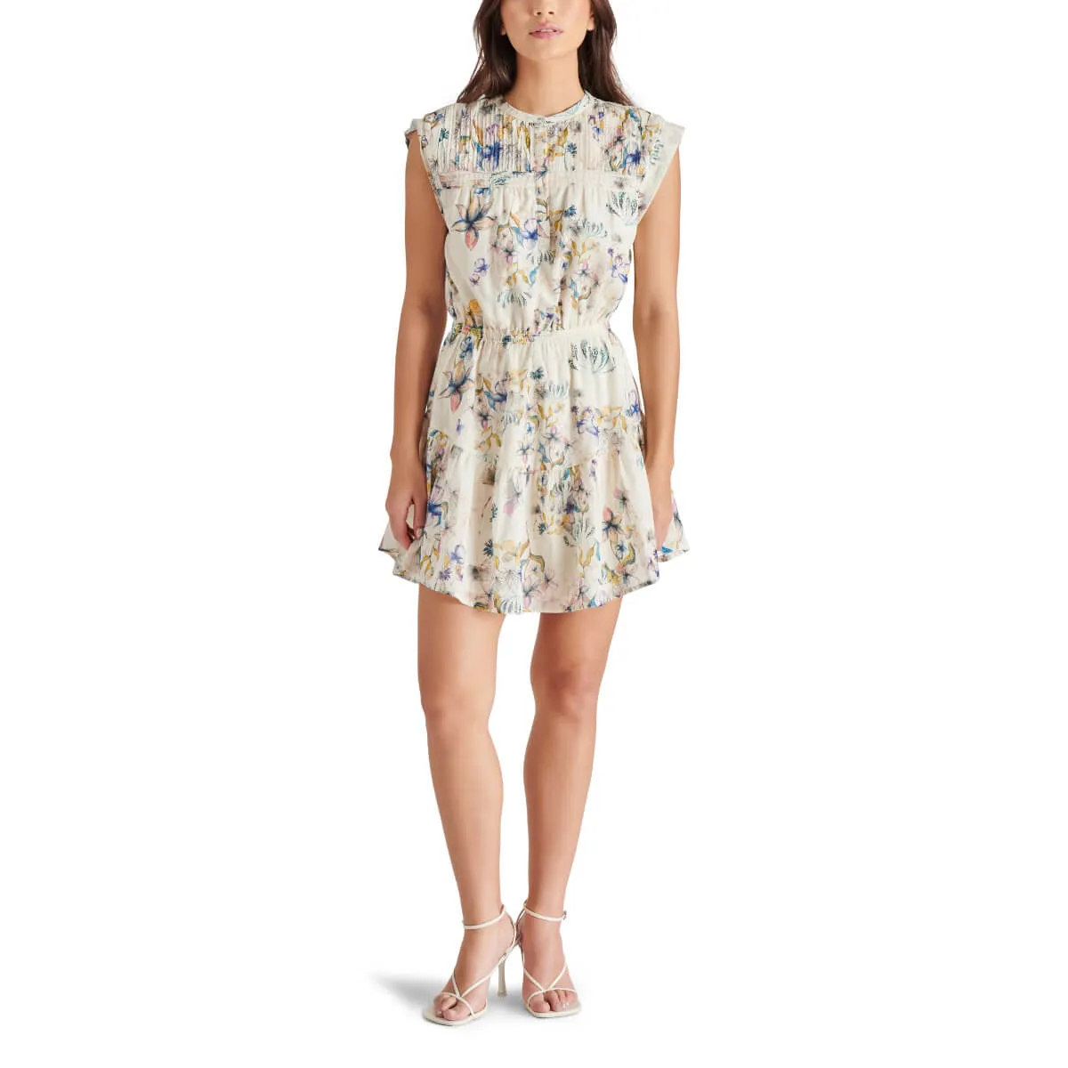 Steve Madden Faith Floral Cotton Minidress