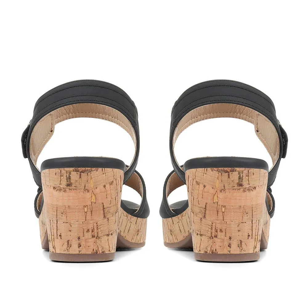 Strappy Heeled Sandals - BAIZH35053 / 321 470