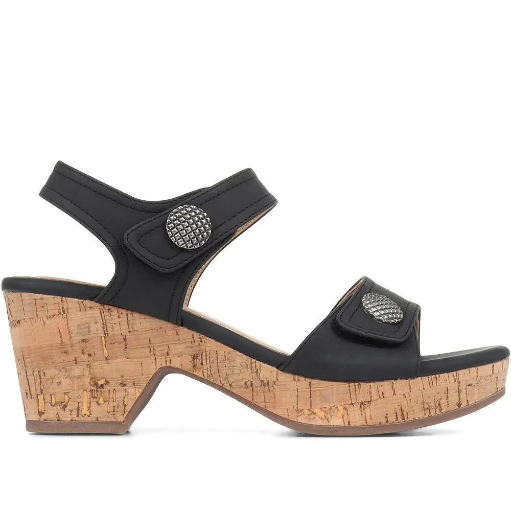 Strappy Heeled Sandals - BAIZH35053 / 321 470