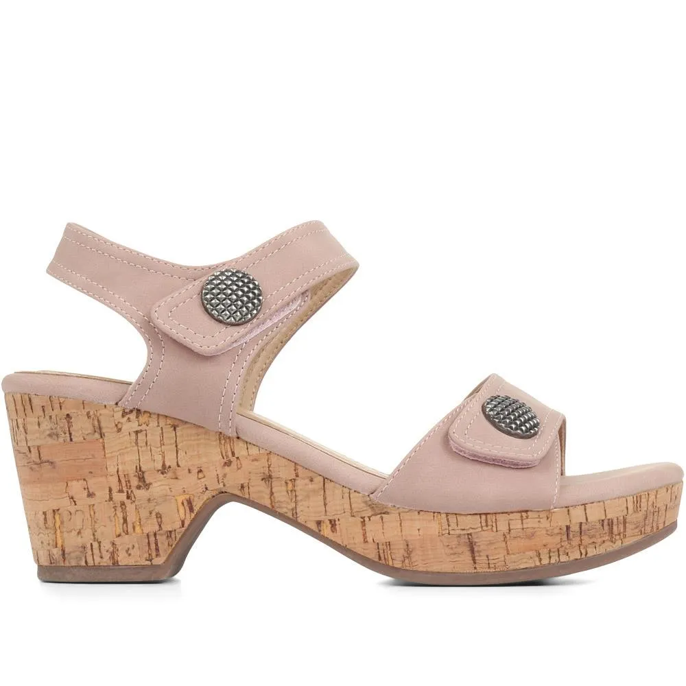 Strappy Heeled Sandals - BAIZH35053 / 321 470
