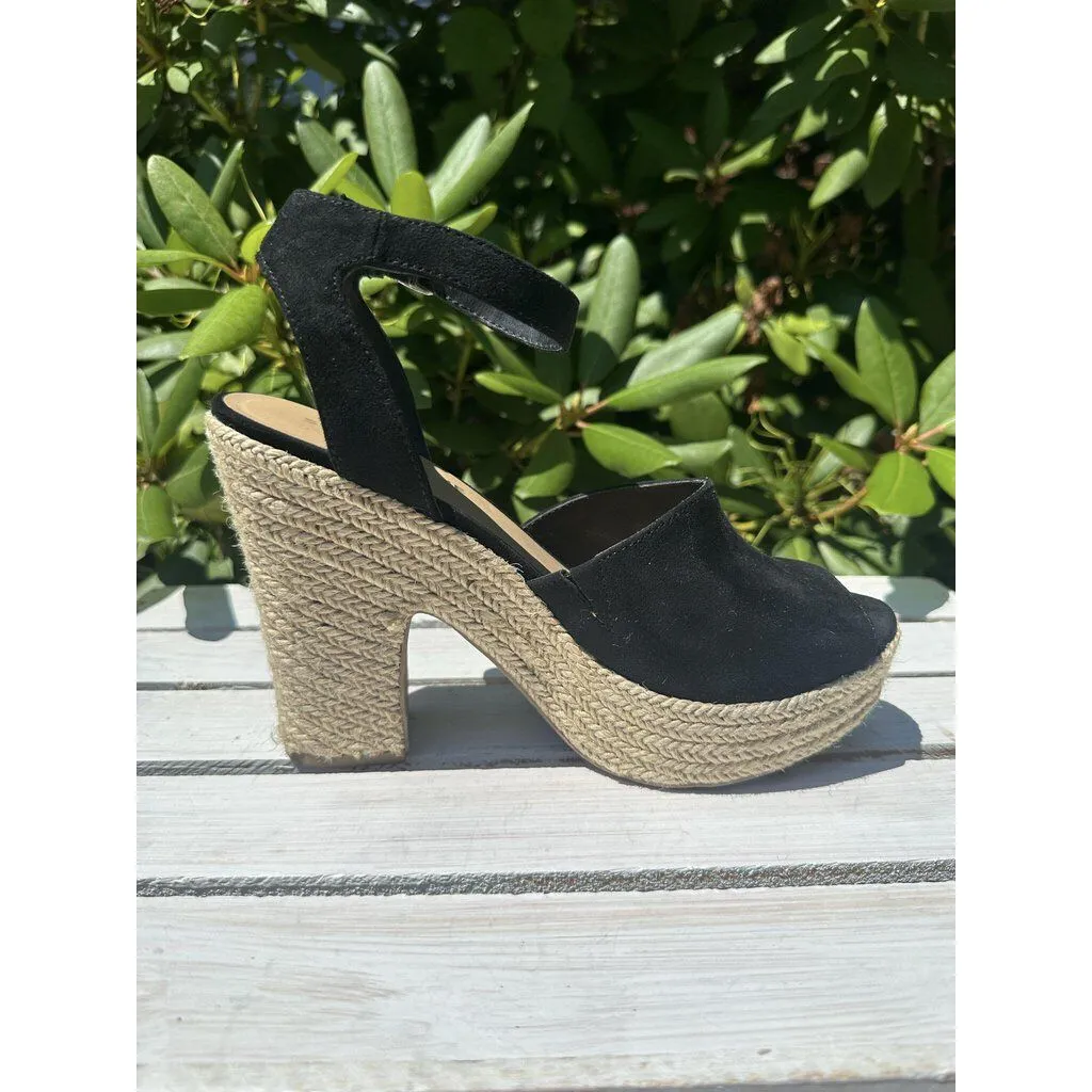 Sun Stone Fey Espadrille Platform Sandals - Size 8.5