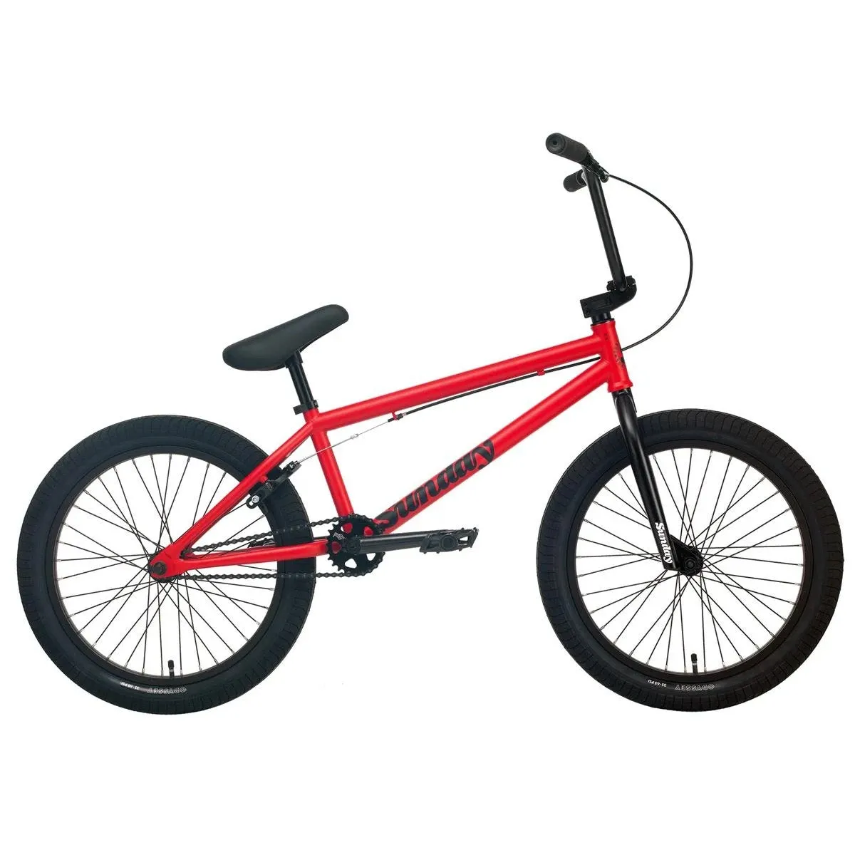 Sunday Primer 20.75″ Complete BMX Bike - Matte Fire Engine Red