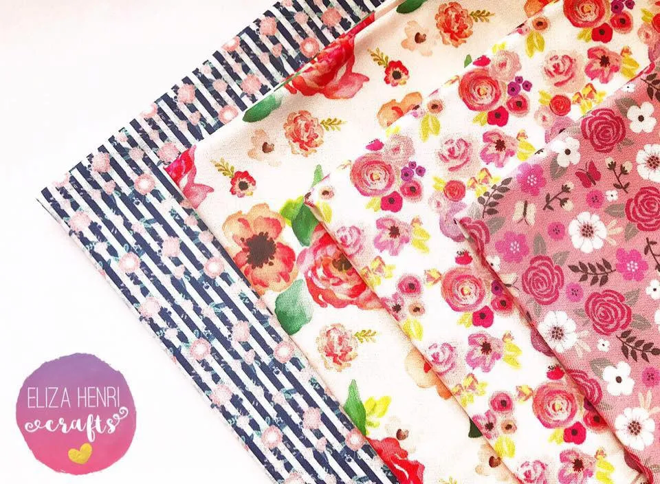 The Mod Floral Collection- Luxury Artisan Fabric Felts