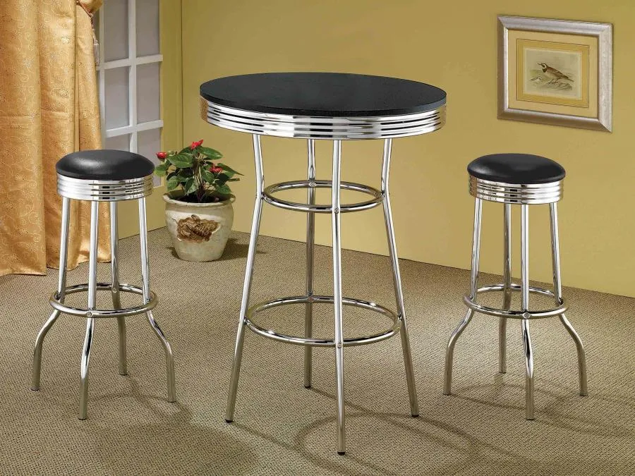 Theodore Black Bar Table