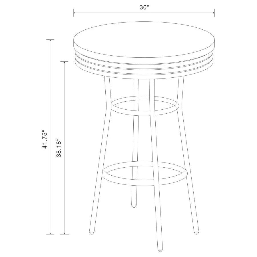 Theodore Black Bar Table