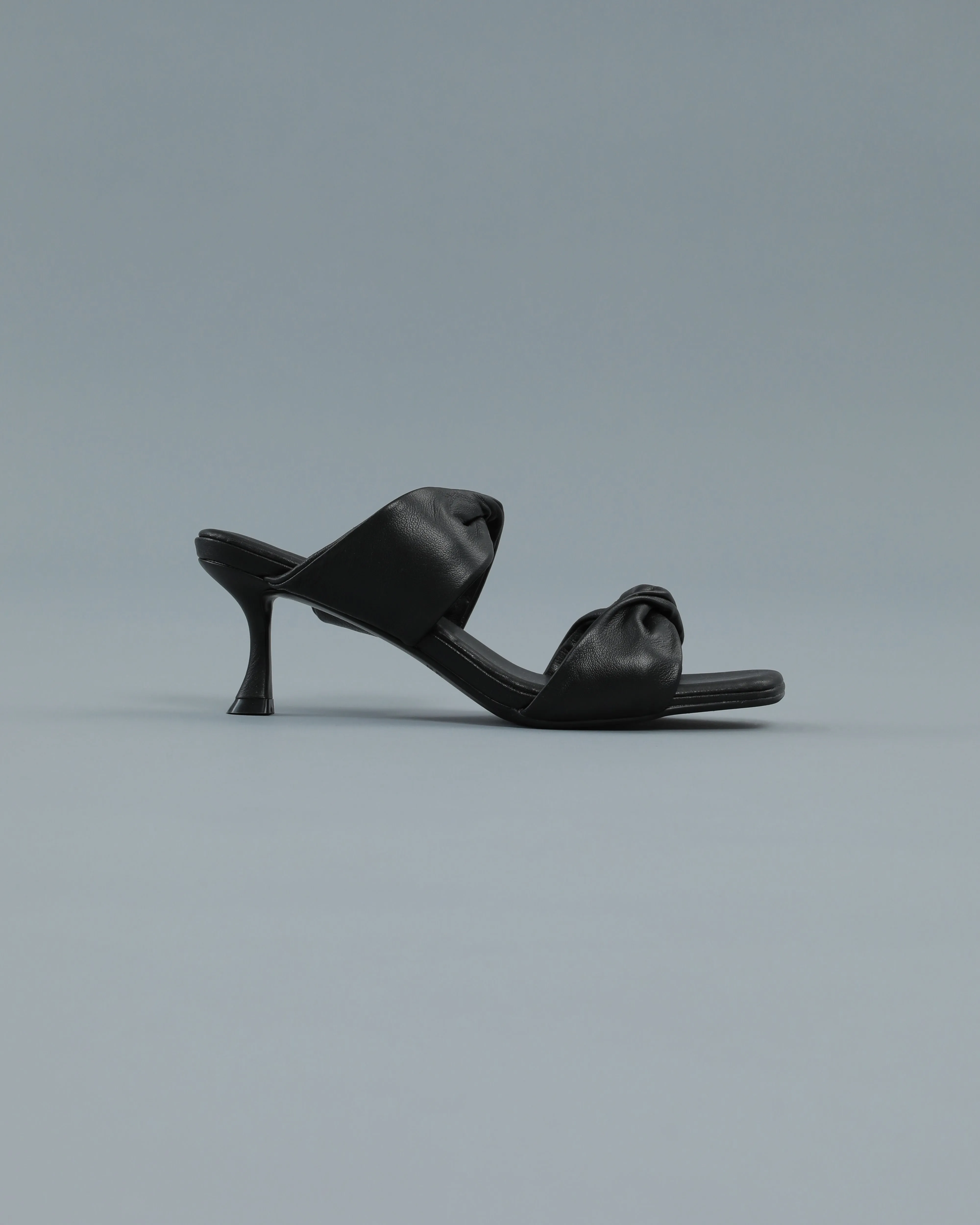 Twist Strap Heeled Sandals