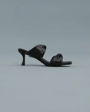 Twist Strap Heeled Sandals