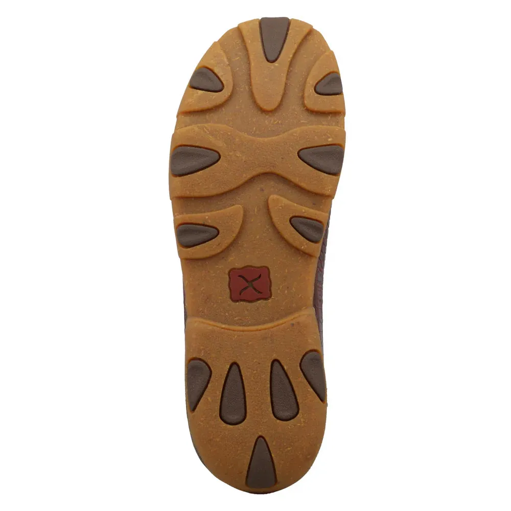TWISTED X CHUKKA CAIMAN PRINT DRIVING MOC