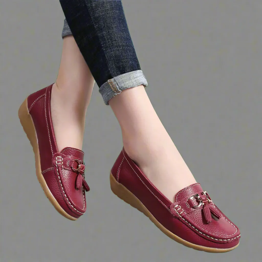 Ulfrida | Stylish and Comfortable Orthopedic Leather Moccasins
