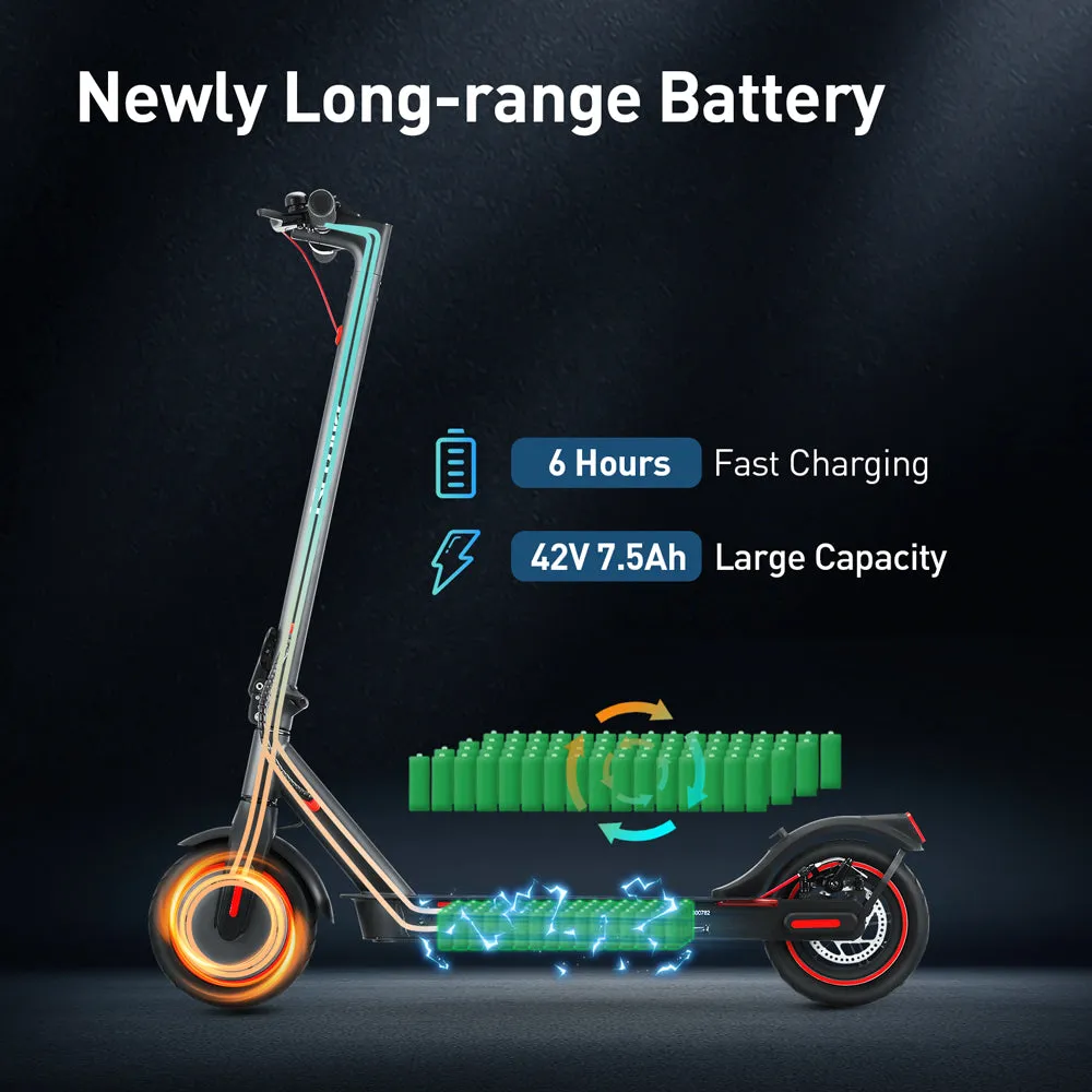 US Stock iScooter Electric Scooter 18.6mph Adult EScooter 8.5Inch 350W