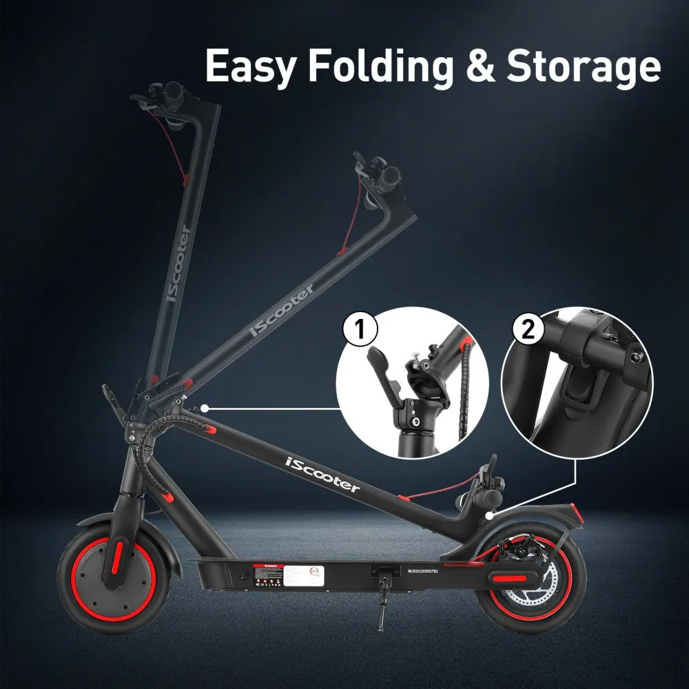 US Stock iScooter Electric Scooter 18.6mph Adult EScooter 8.5Inch 350W