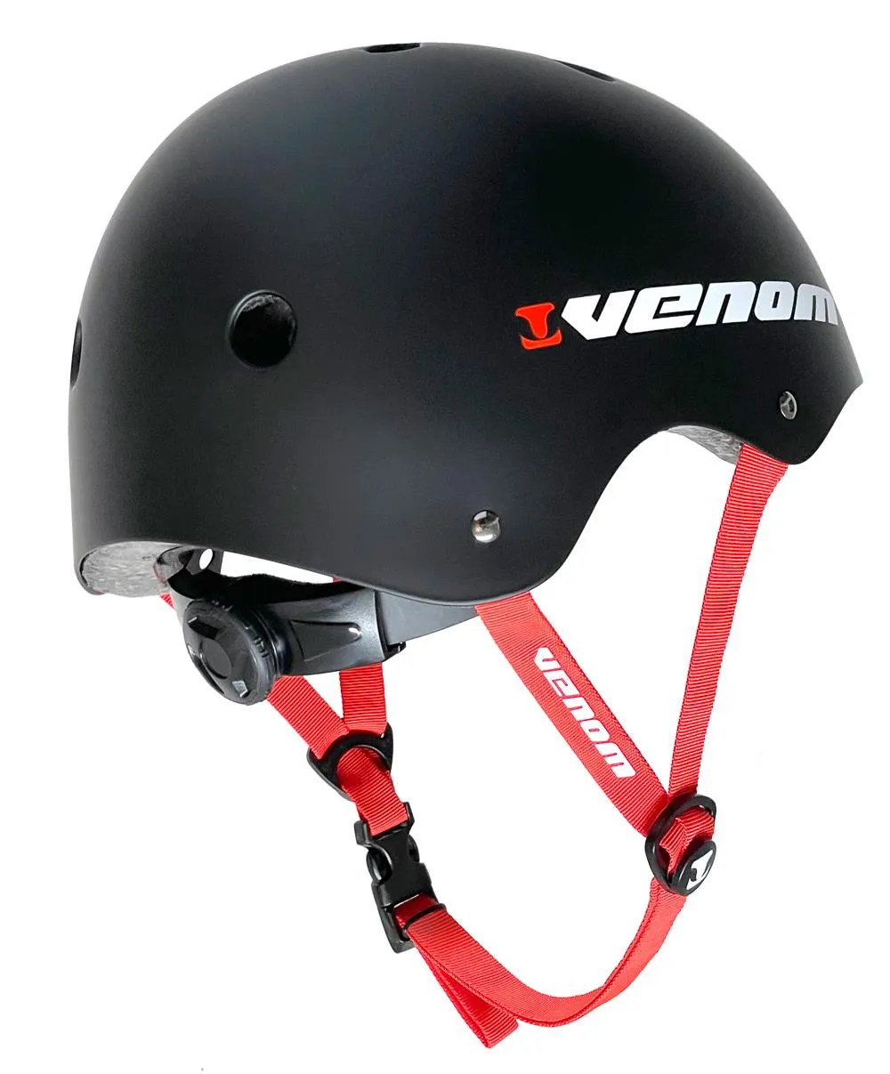 Venom Skateboard Helmet   Triple Pads Combo Protection Gift Pack