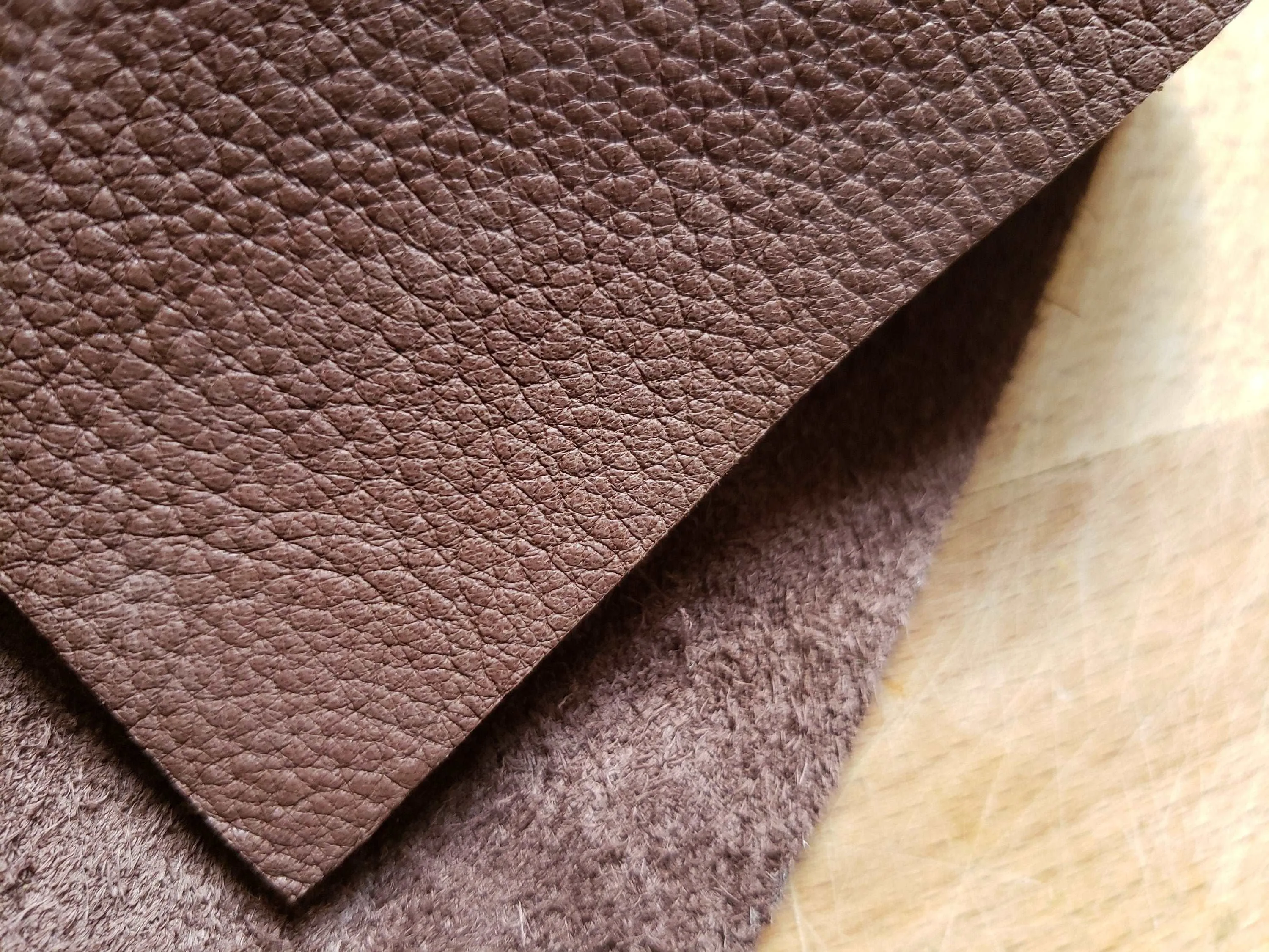 Very Soft and Thick Full Grain Aniline Leather 5oz - 2mm