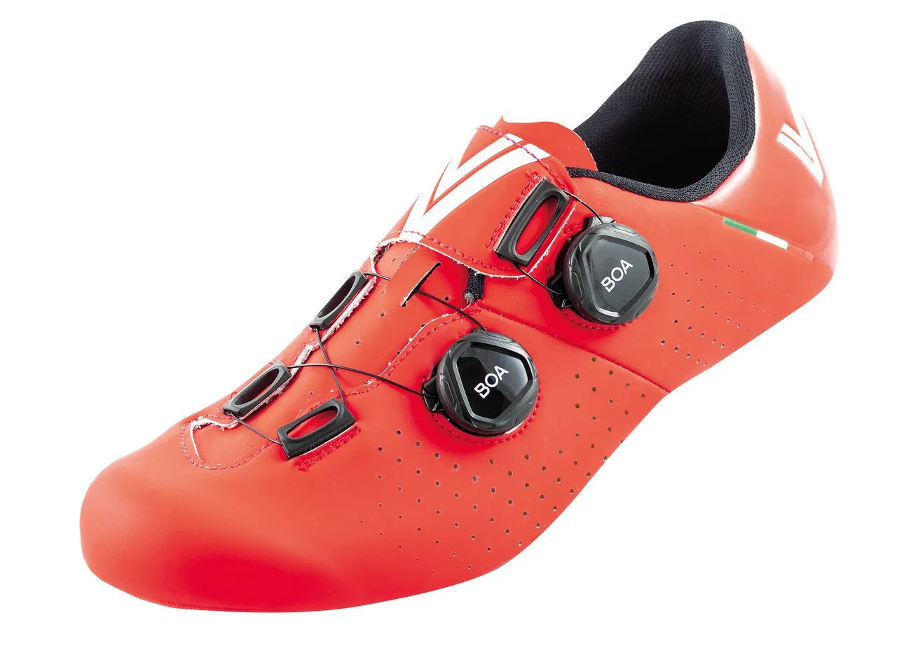 Vittoria Road Cycling Shoes Carbon Sole Stelvio Red