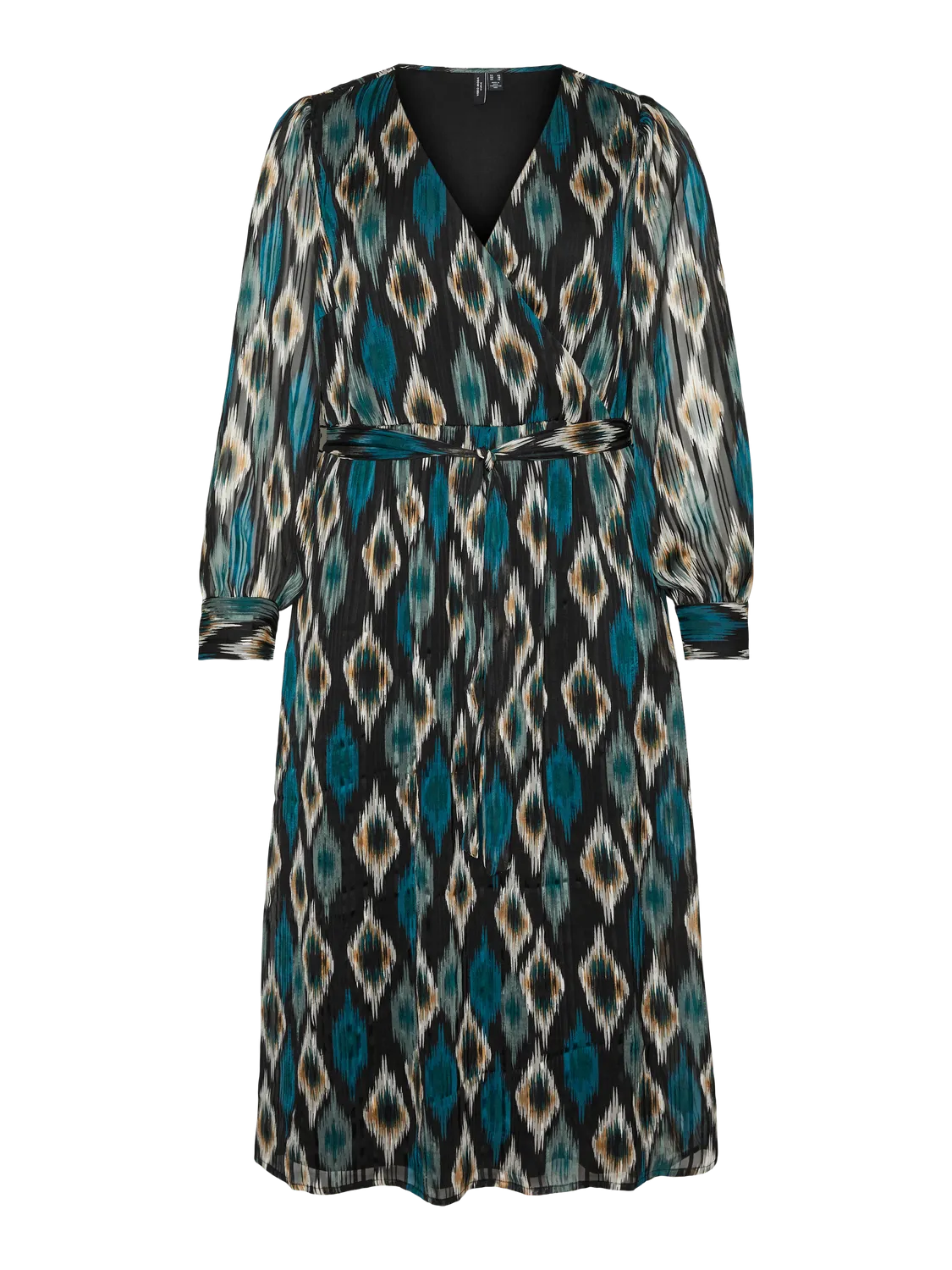 VMCEDNA L/S 7/8 DRESS WVN BTQ GA CUR