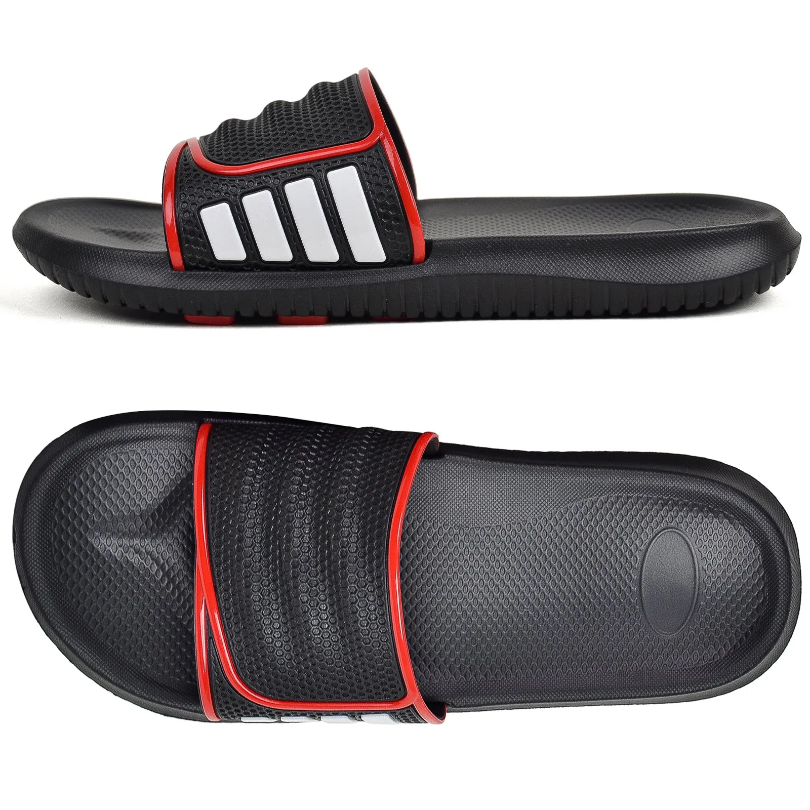 VONMAY Men's Durable Sandals House Shower Slippers Comfort Beach Slip Sandals