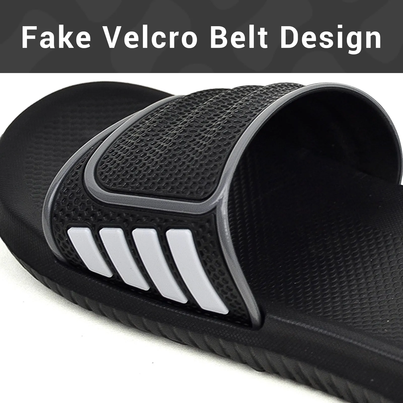 VONMAY Men's Durable Sandals House Shower Slippers Comfort Beach Slip Sandals