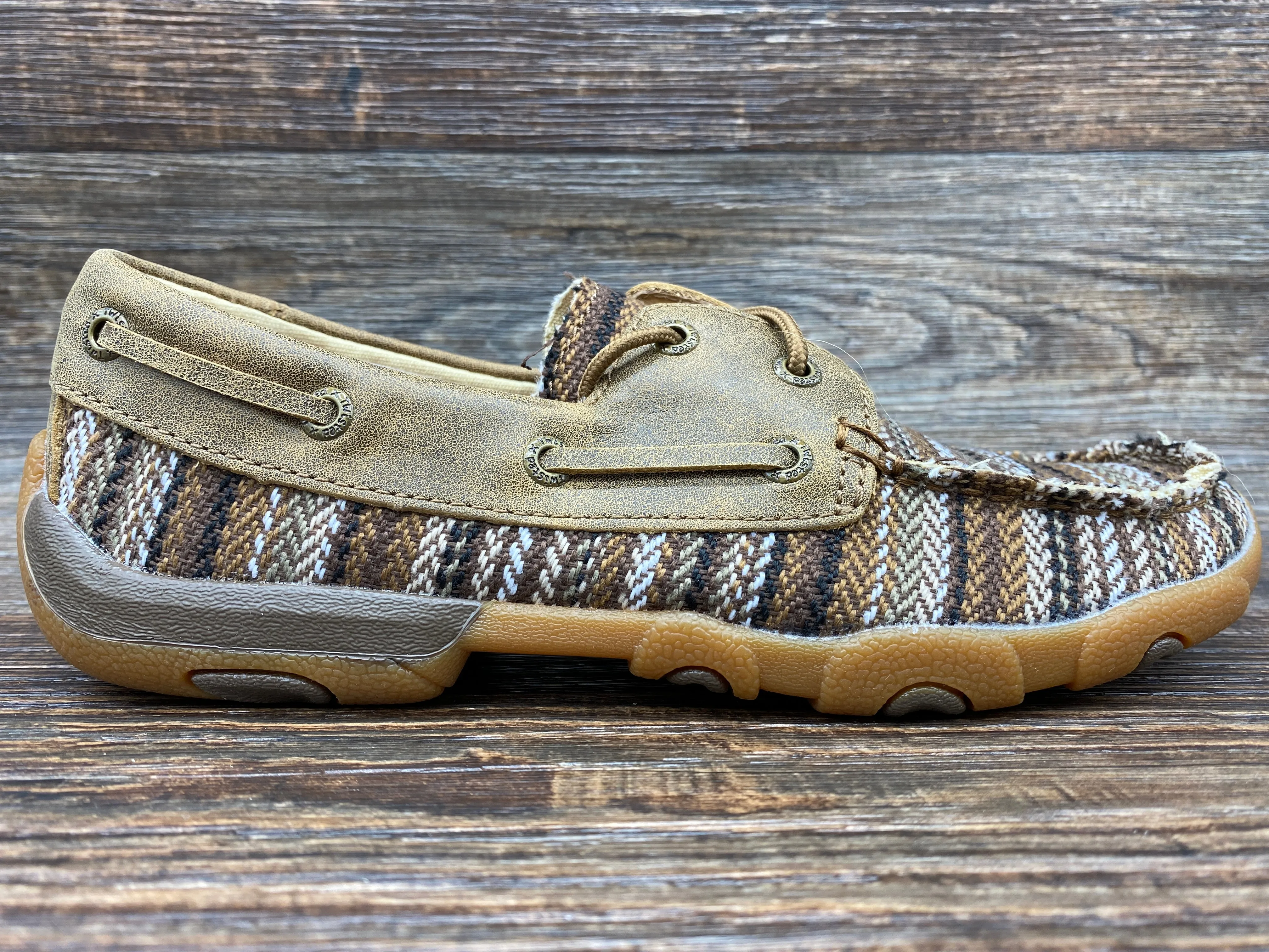 wdm0114 Women's Casual Boat Shoe Driving Moc by Twisted X