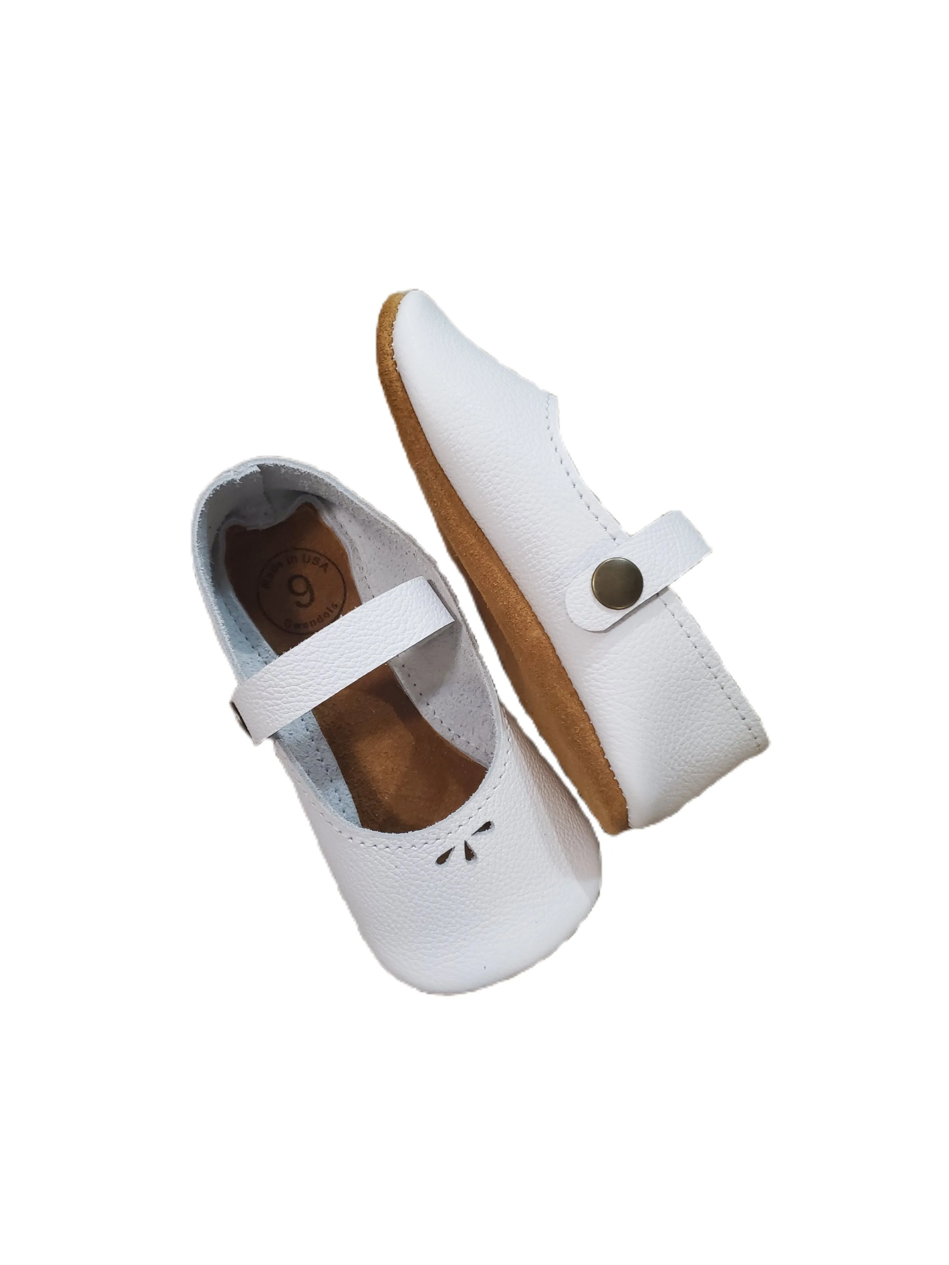 White Mary Janes