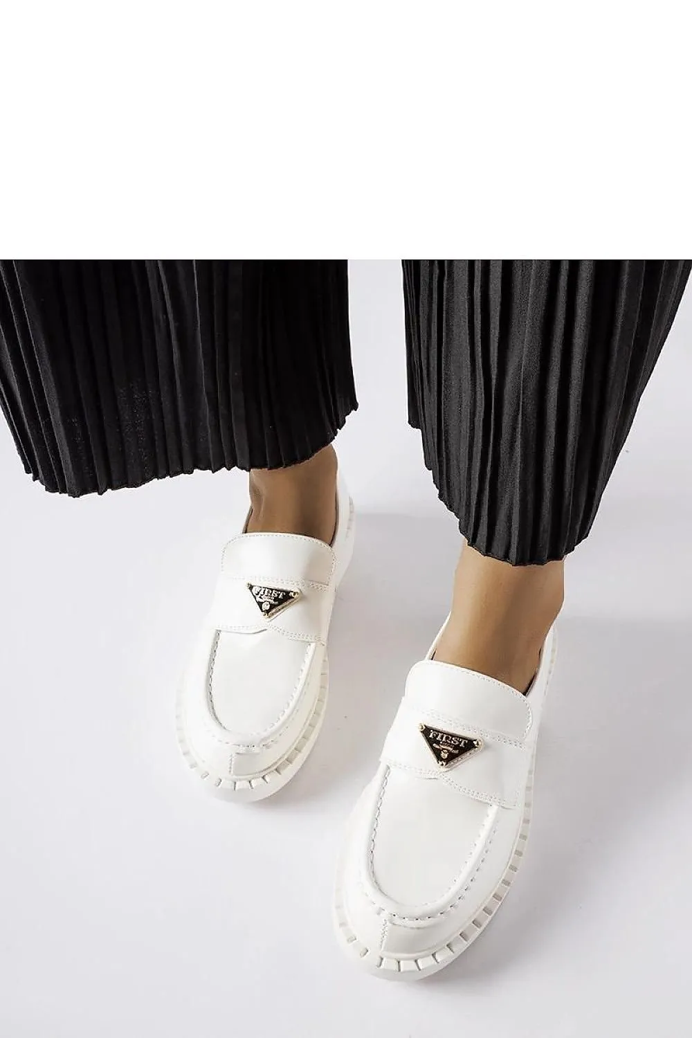 Women's black moccasins