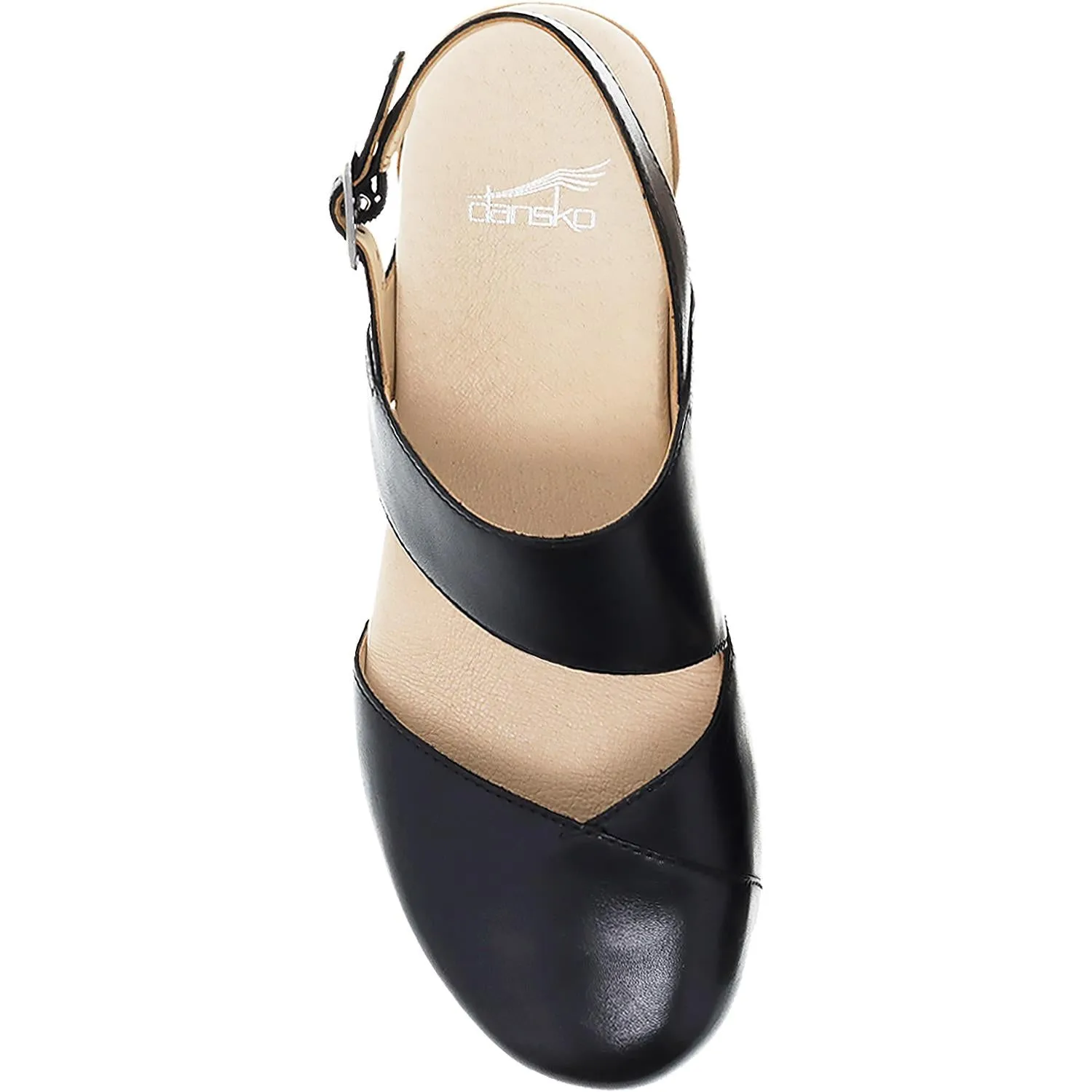 Women's Dansko Kristy Black Burnished Calf Leather