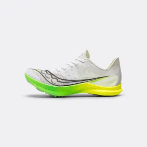 Womens Endorphin Cheetah - White/Slime