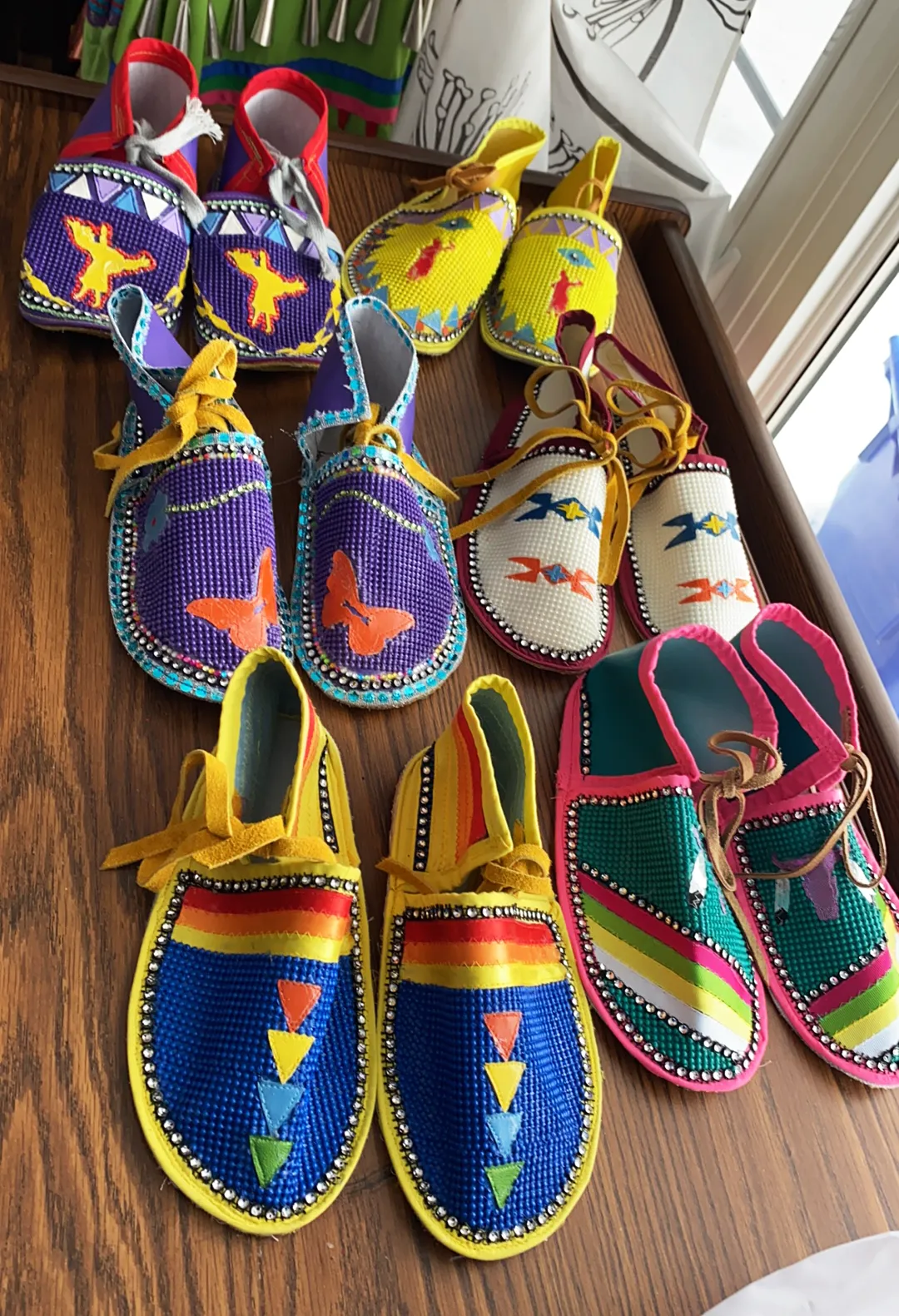Women's Native Moccasins (Different Colors Available)