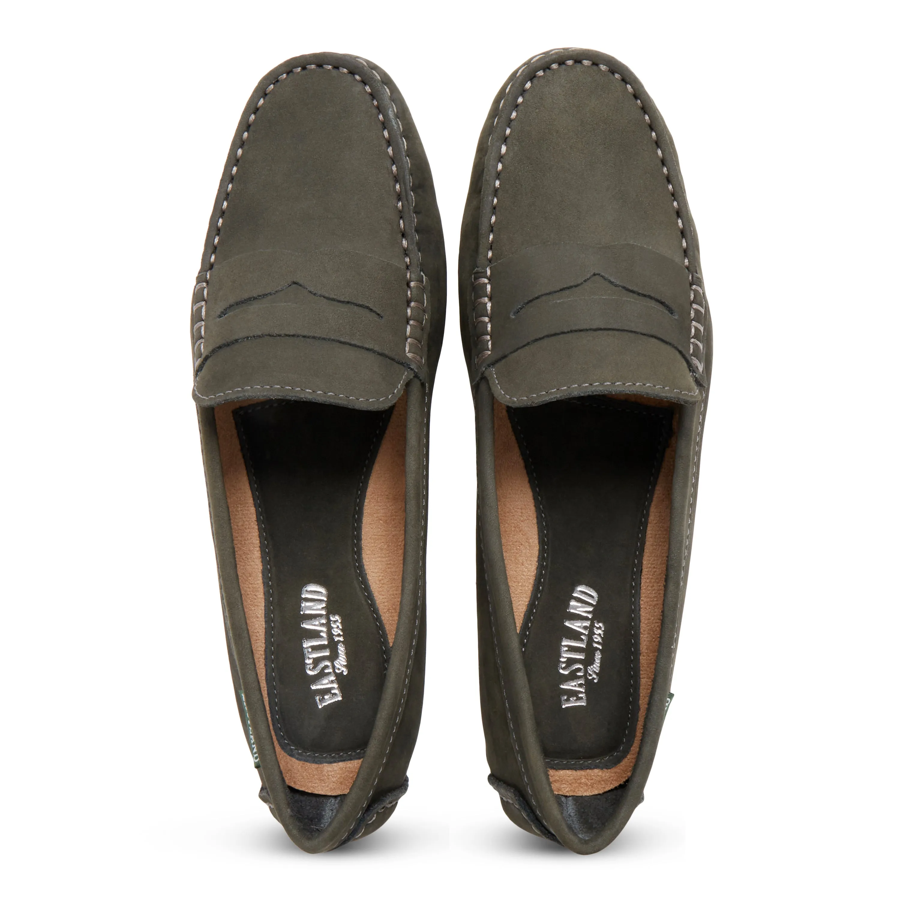 Women's Patricia Penny Loafer Driving Moc Forest Nubuc