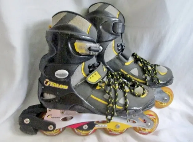 Womens TALON 6000 Series ABEC 5 ROLLER DERBY INLINE SKATES BLADES 9